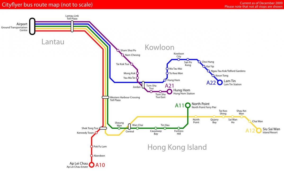 Hong kong karta autobusnih linija