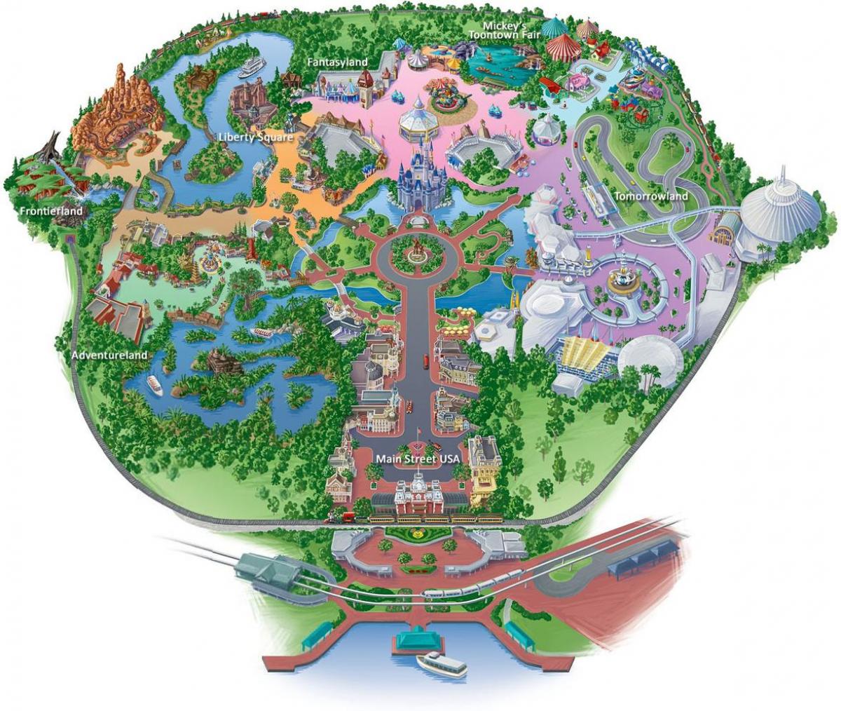 karta Hong kong Disneyland