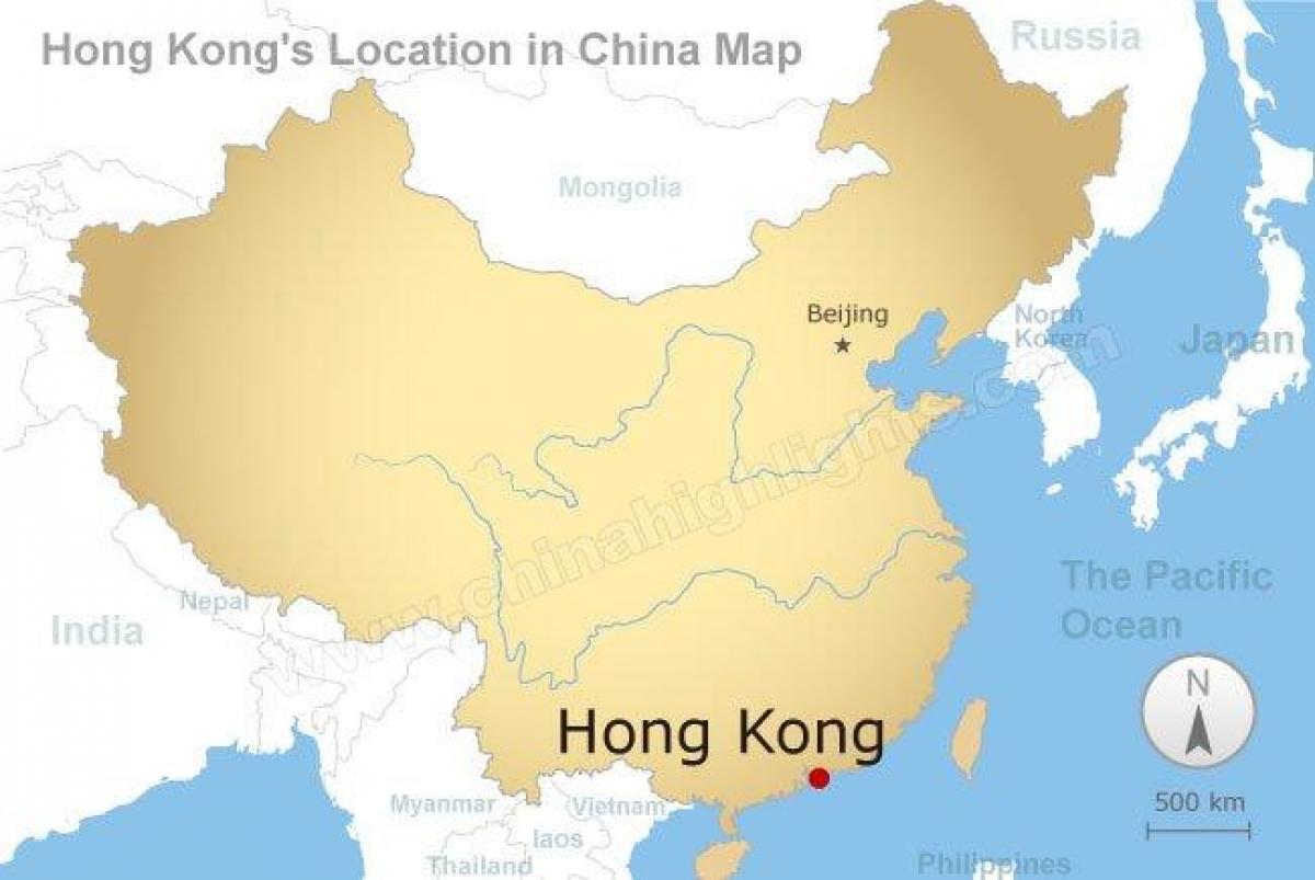 karta Kine i Hong kong