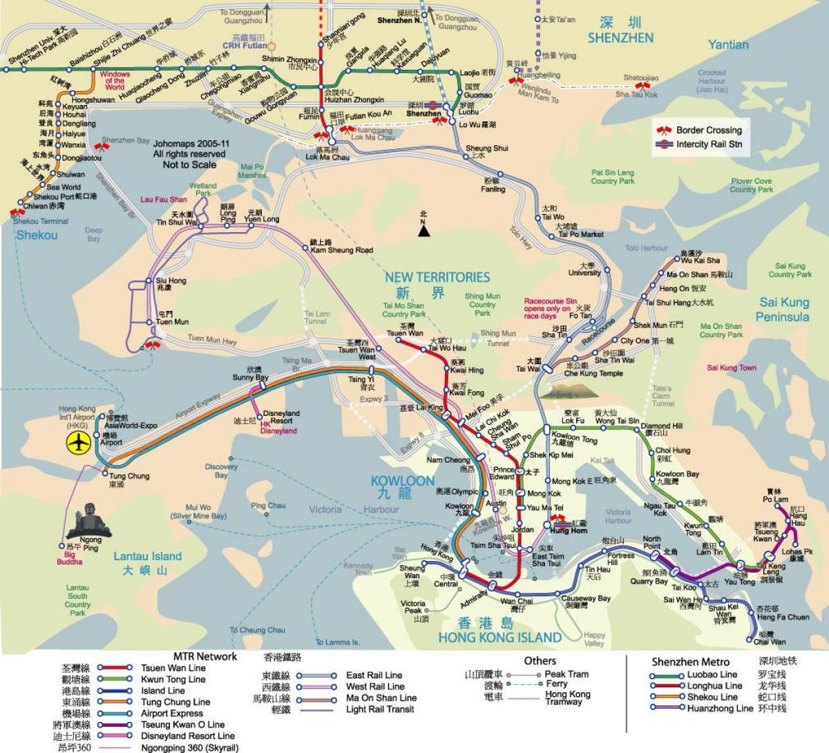karta Hong kong tranzit