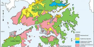 Geološka karta Hong kong