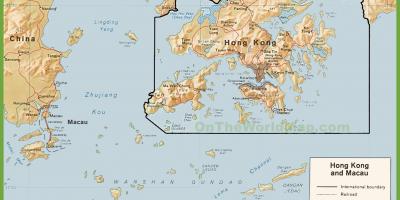 Politička karta Hong kong