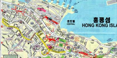 Karta сенвань u hong Kongu