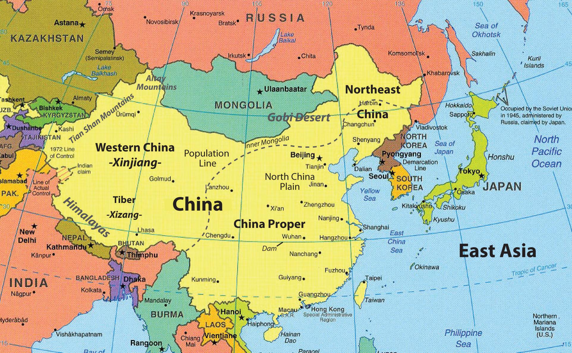 Kina karta. ⛔ Kína. 2019-10-30