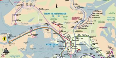 Karta Hong kong je na engleskom jeziku