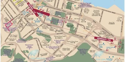 Središtu Hong kong karti