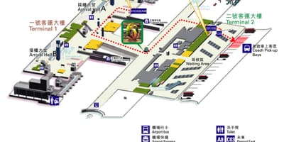 Karta zračna luka u Hong kongu
